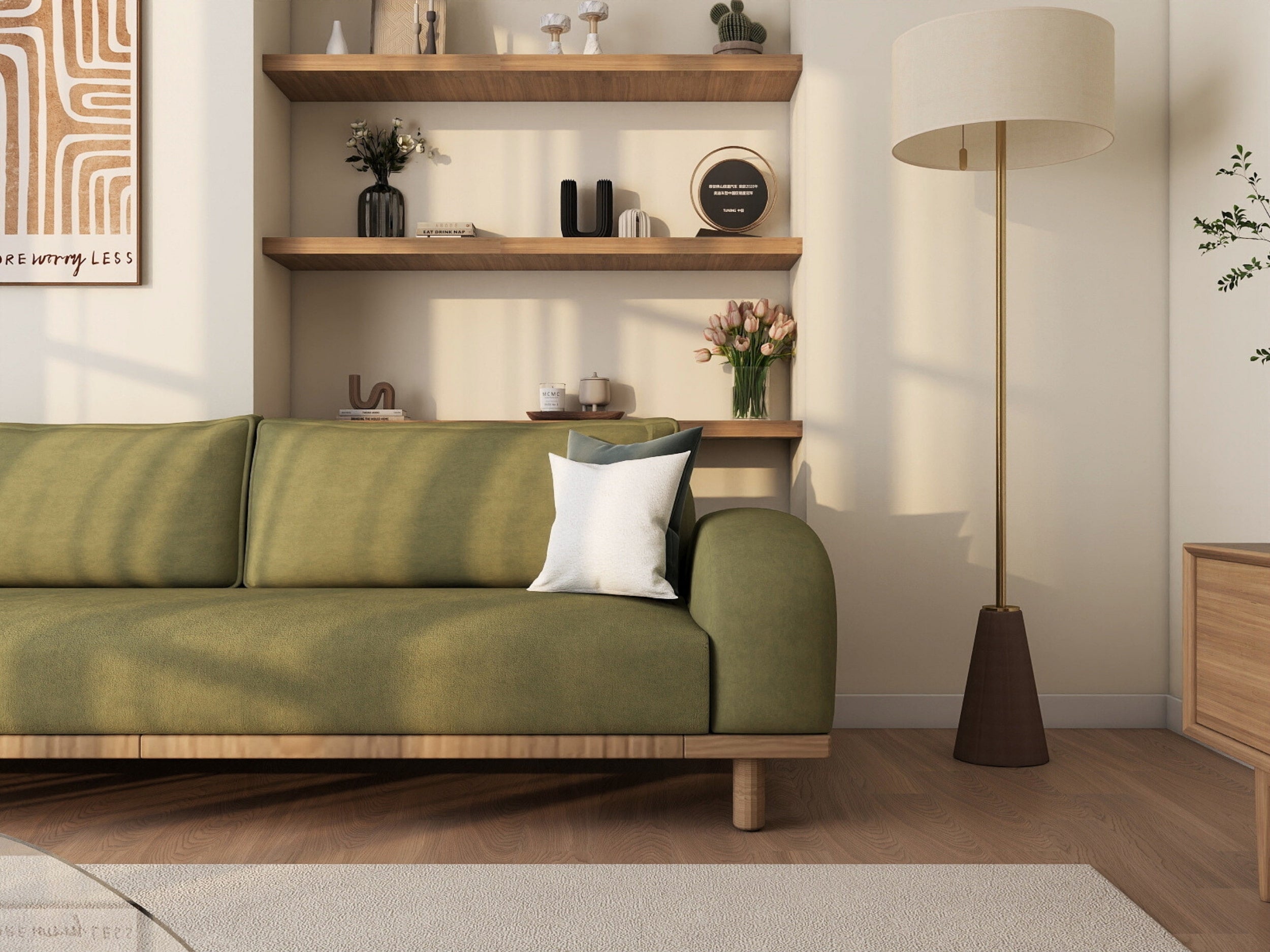 Merida Kemik Çam Yeşili 3-3 Koltuk Takımı