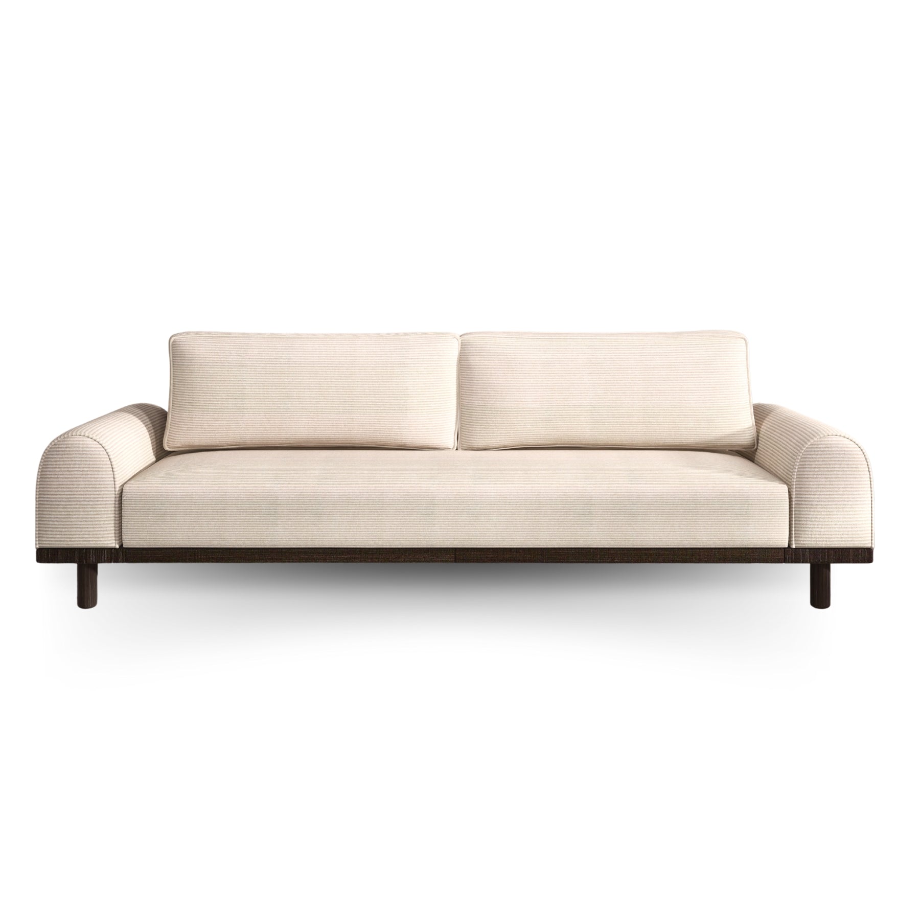 Merida Üçlü Koltuk - Fitilli Kadife- Ceviz