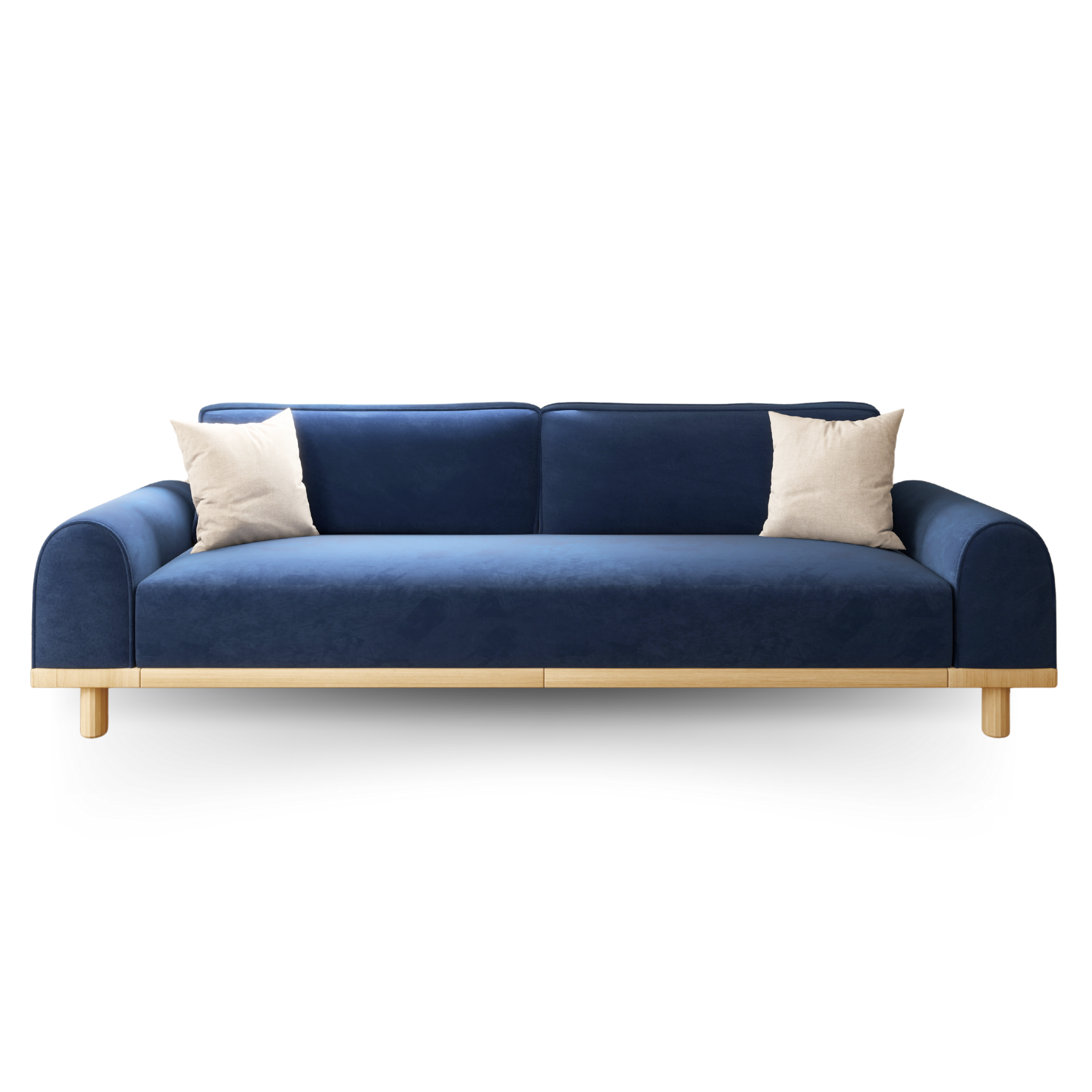 Merida Üçlü Koltuk - Kadife Mavi