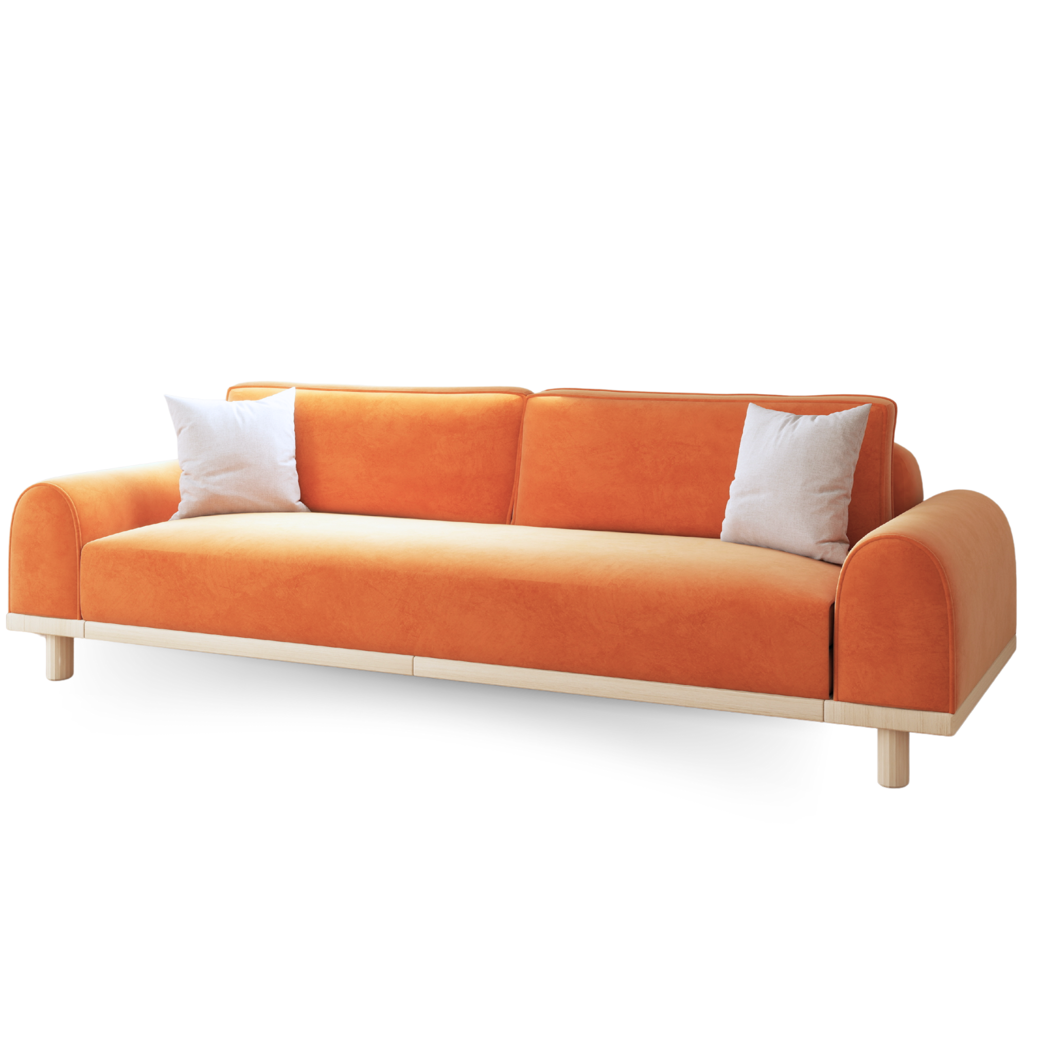 Merida Üçlü Koltuk - Kadife