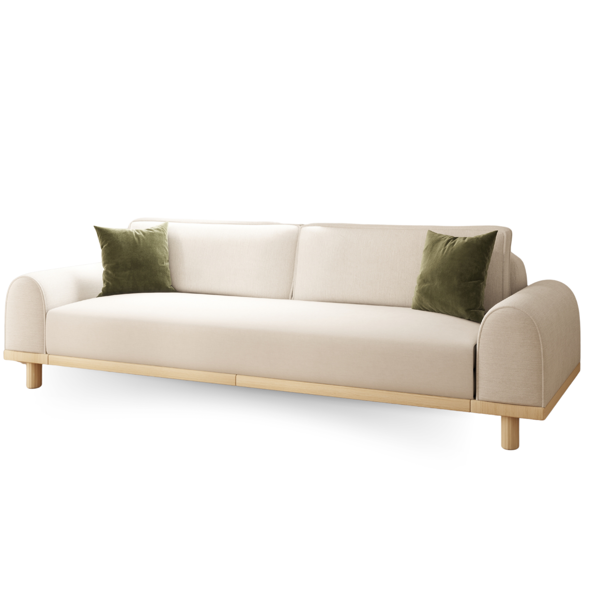 Merida Üçlü Koltuk - Kadife Haki