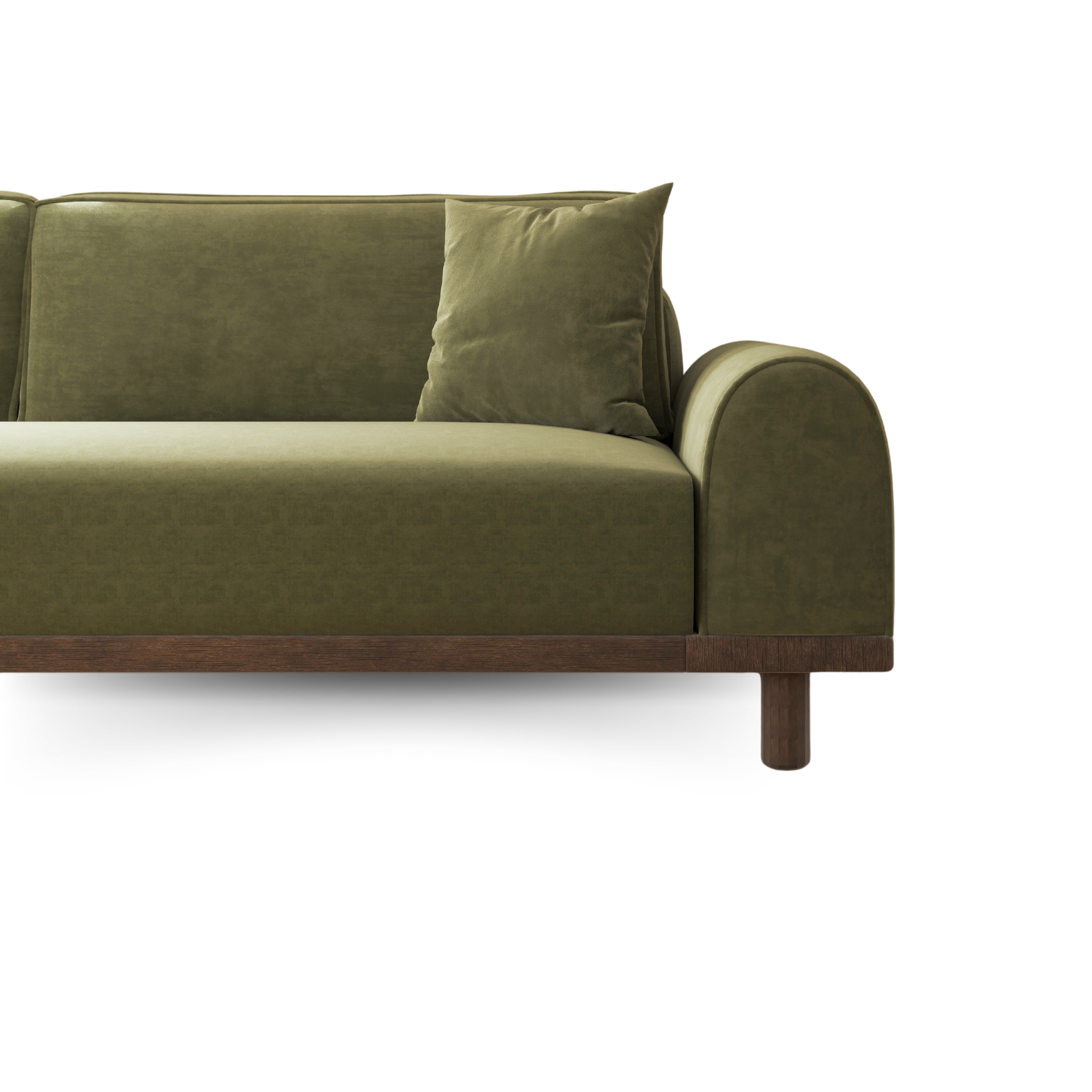 Merida Üçlü Koltuk - Kadife Haki