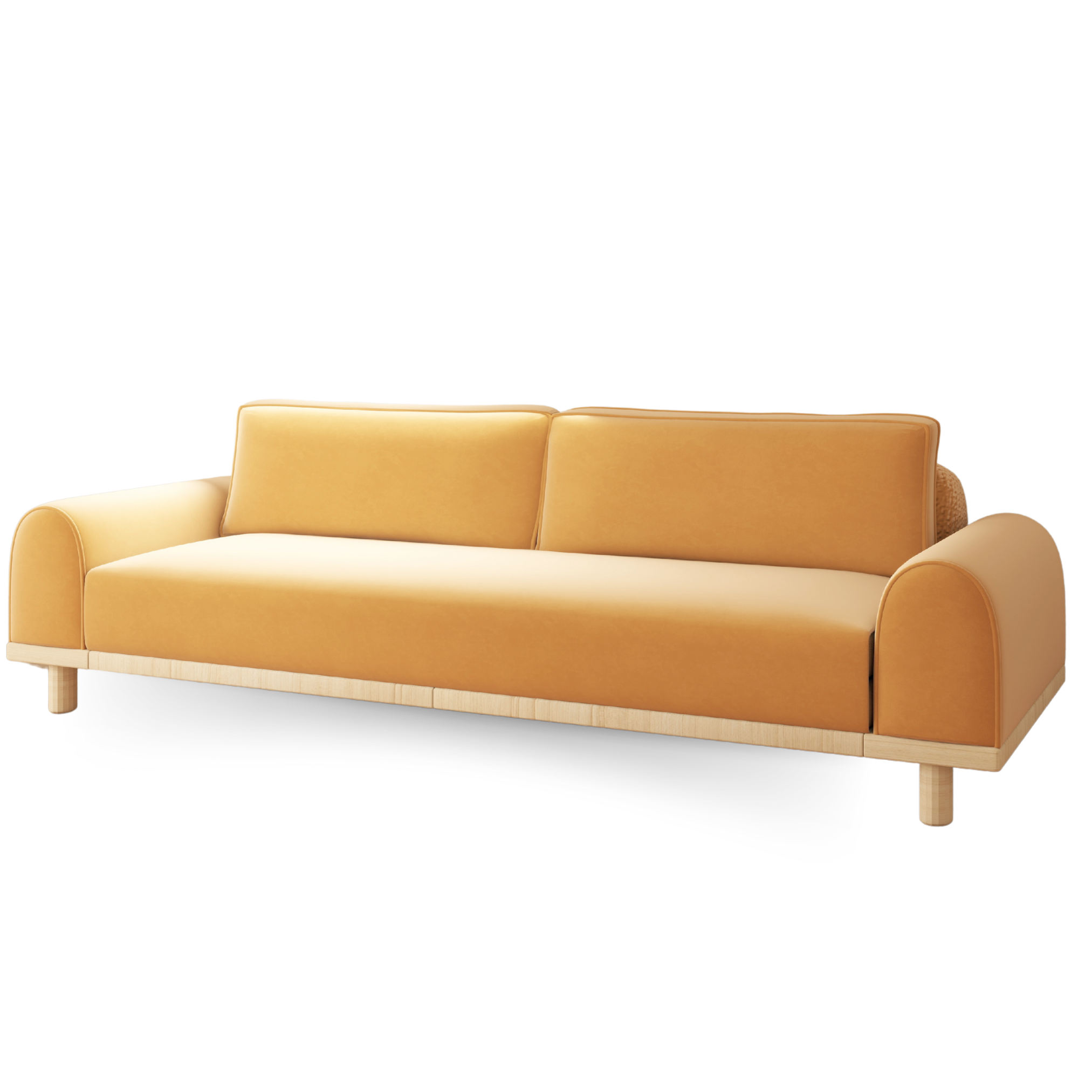 Merida Üçlü Koltuk - Kadife