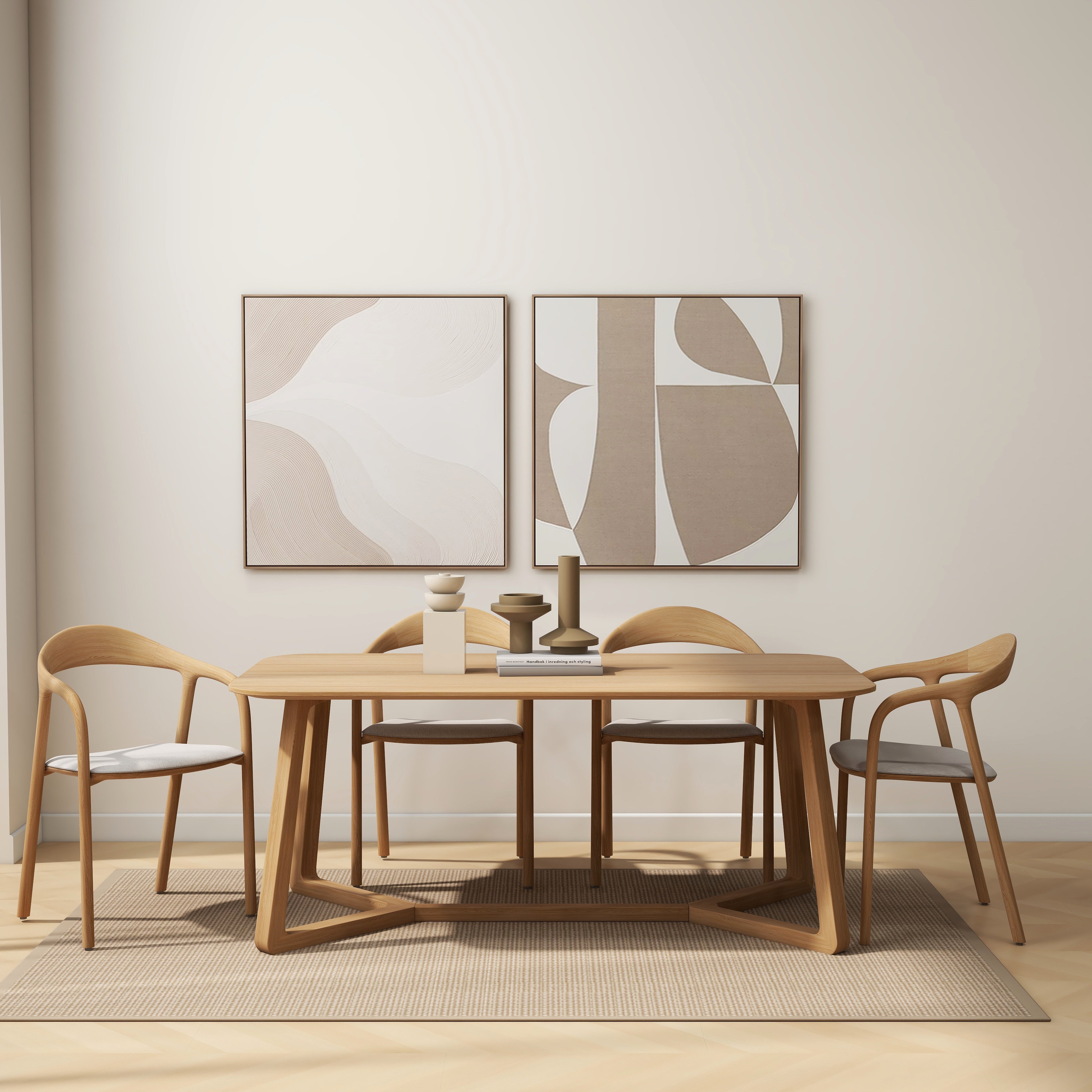 Hudson Masa Takımı Meşe